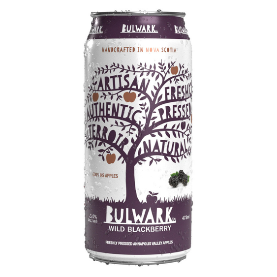Bulwark Wild Blackberry Craft Cider 5.0%, 473ml Can