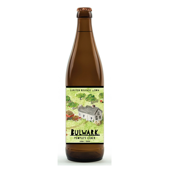 Bulwark People's 2016 Craft Cider 7.8%, 500ml Bottle