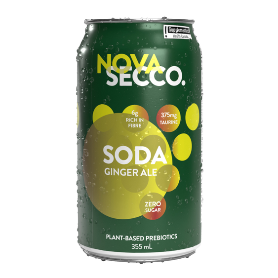 Novasecco Ginger Ale Prebiotic Soda