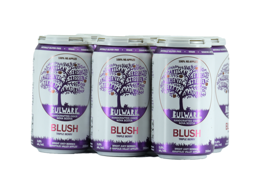 Bulwark Blush Triple Berry Craft Cider 5.8%, 6 x 355ml Cans