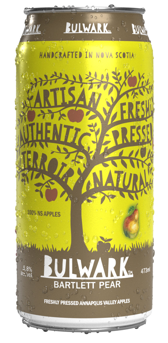 Bulwark Bartlett Pear Craft Cider 5.8%, 473ml Can