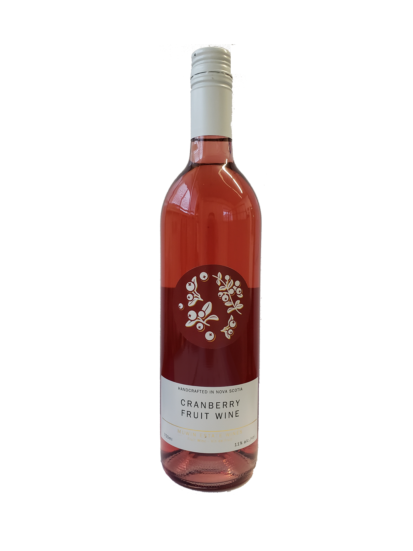 Muwin Cranberry Fruit Wine 9%, 750ml Bottle