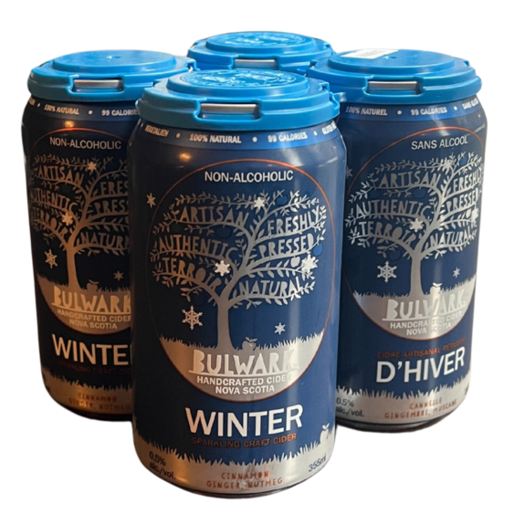 Bulwark Winter Cider 0.5%, 4x355ml Cans