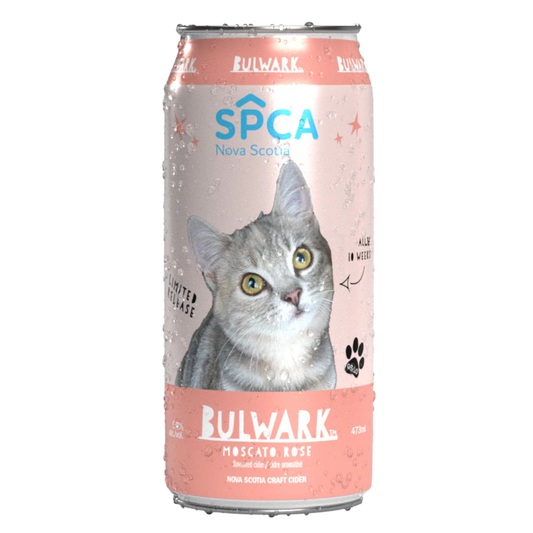 Bulwark SPCA Moscato Rosé Craft Cider 5.8%,  473ml Can