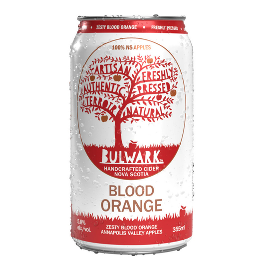 Bulwark Blood Orange Craft Cider 5.8%, 355ml Can