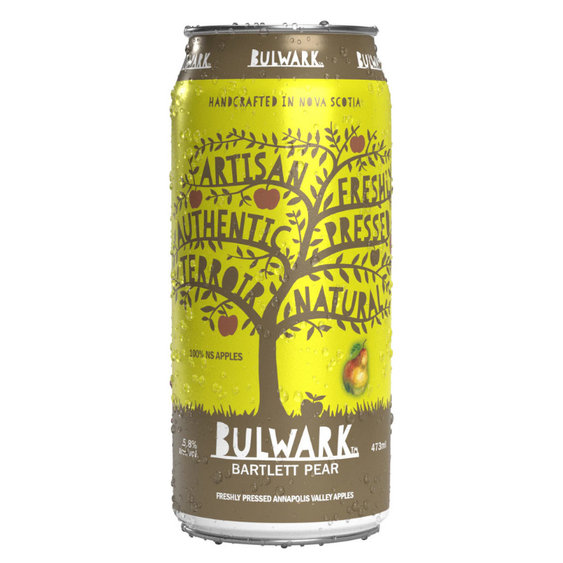 Bulwark Bartlett Pear Craft Cider 5.8%, 473ml Can
