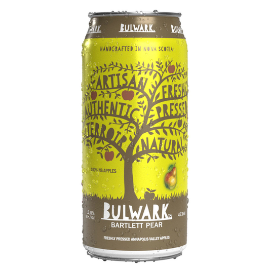 Bulwark Bartlett Pear Craft Cider 5.8%, 473ml Can