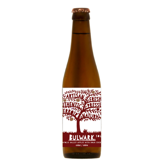 Bulwark Sour Cherry Craft Cider 8.0%, 330ml Bottle