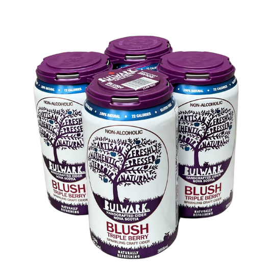 Bulwark Blush Craft Cider 0.5%, 4x355ml Cans