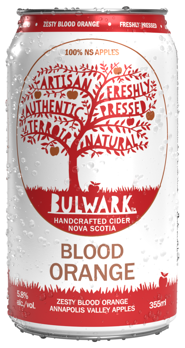 Bulwark Blood Orange Craft Cider 5.8%, 355ml Can