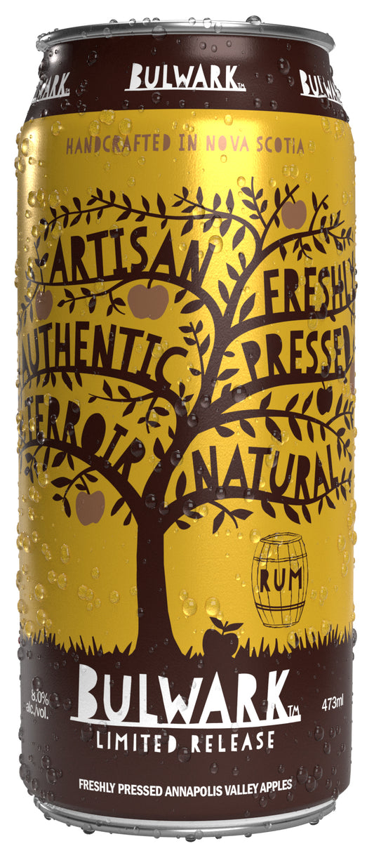 Bulwark Rum Craft Cider 8.0%, 473ml Can