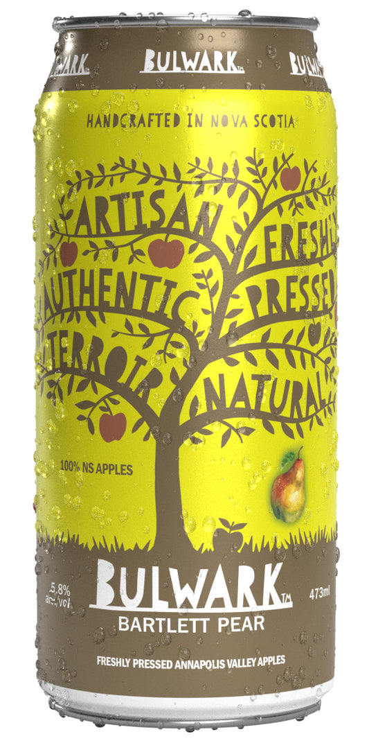 Bulwark Bartlett Pear Craft Cider 5.8%, 473ml Can