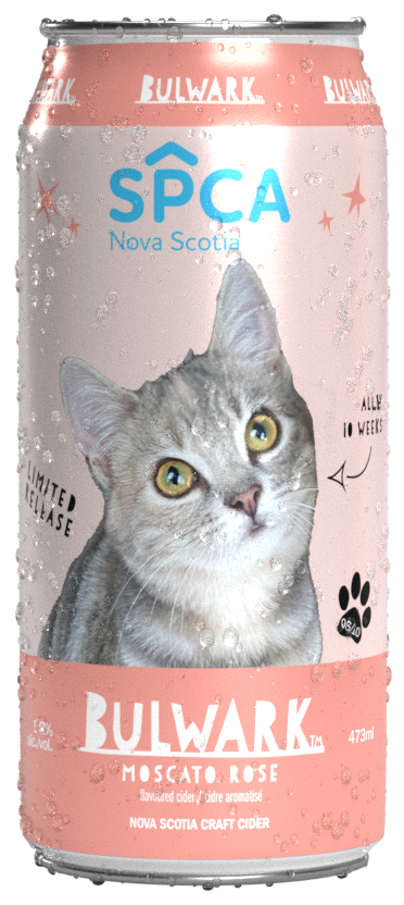 Bulwark SPCA Moscato Rosé Craft Cider 5.8%,  473ml Can