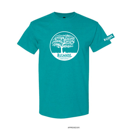 Bulwark Tree Logo T-Shirt - Antique Jade Dome