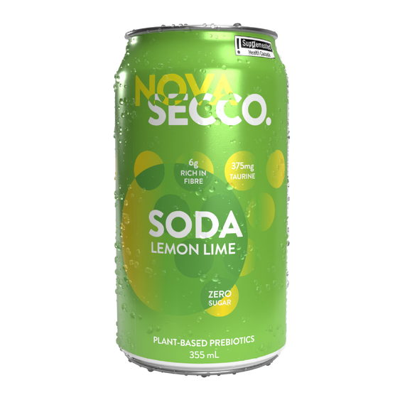 Novasecco Lemon Lime Prebiotic Soda