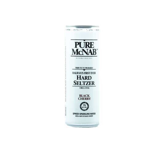 Pure McNab Black Cherry Hard Seltzer 5%, 355ml Can