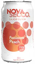 Novasecco Passionate Peach Wine Cocktail 7%, 355ml Can