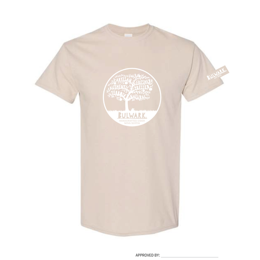 Bulwark Tree Logo T-Shirt - Sand