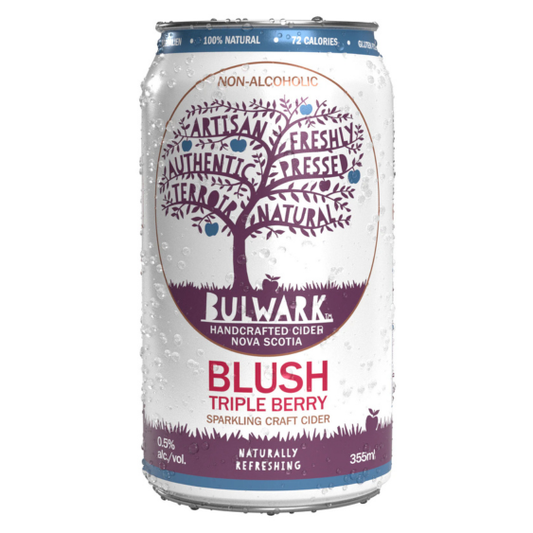 Bulwark Blush Non-Alc Craft Cider 0.5%, 355ml Can