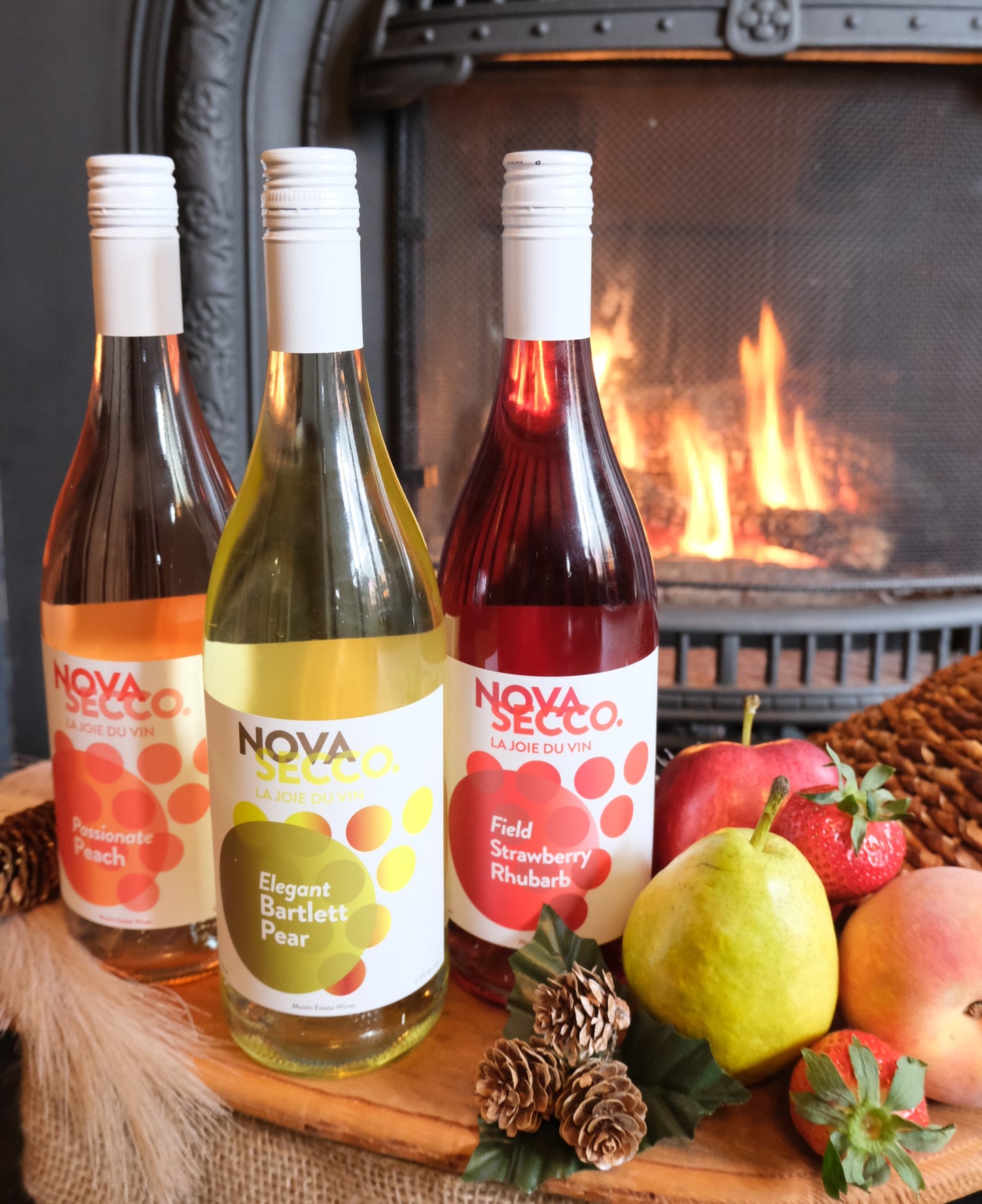 Novasecco Field Strawberry Rhubarb Wine 9%, 750ml Bottle